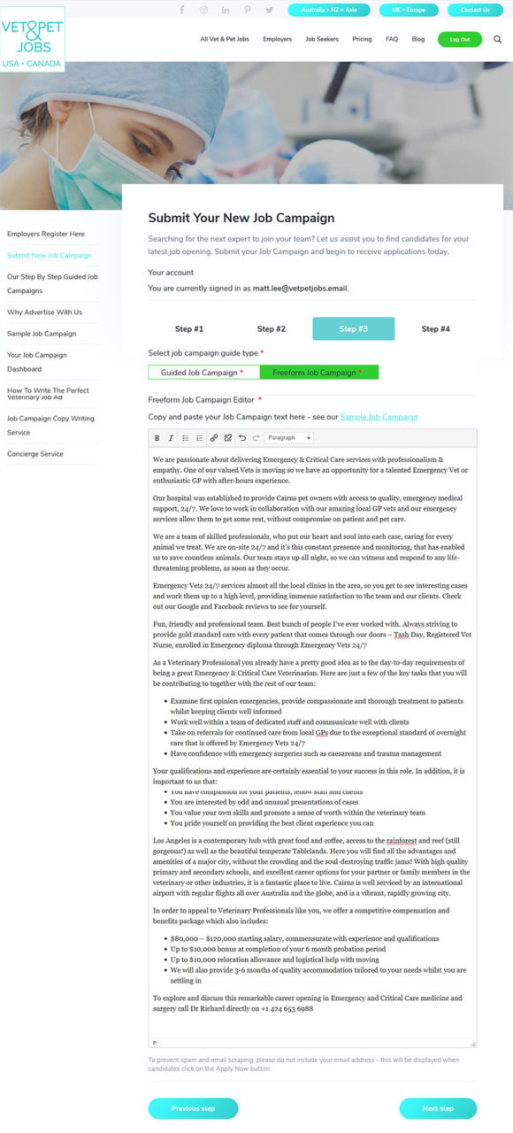 200307 Step 3b800 Veterinary Jobs the Fresh Way Australia NZ Asia