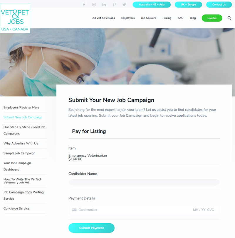 200307 Step 6 Payment Gateway800 Veterinary Jobs the Fresh Way